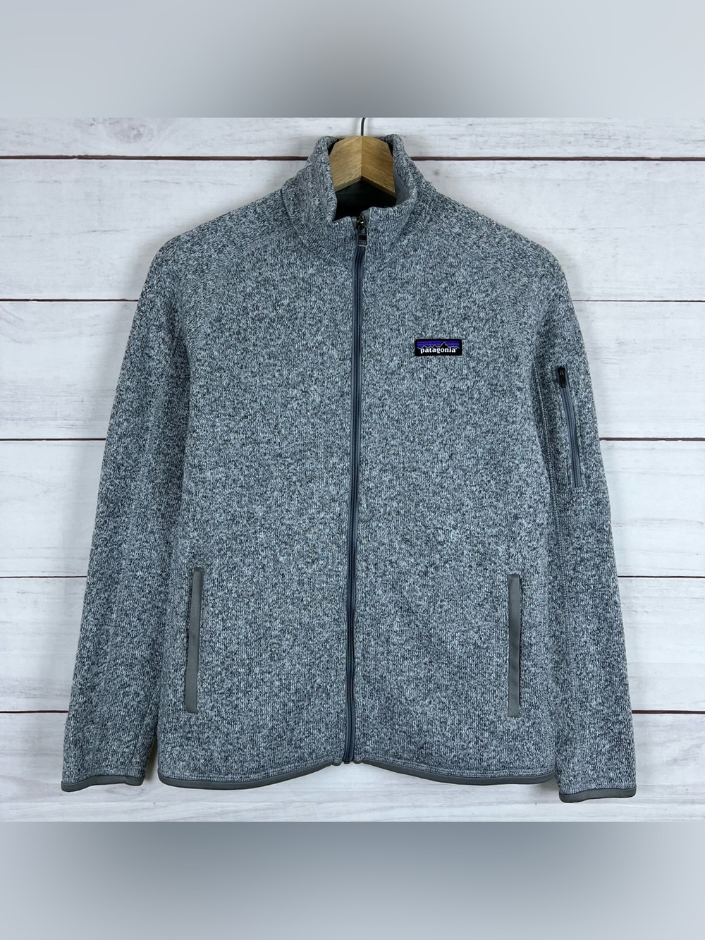 Patagonia Women’s Better Sweater Fleece Jacket Full Zip Gray STY25543 Size Small